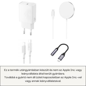 IPHONE VEZETÉK NÉLKÜLI TÖLTŐ SZETT 4IN1