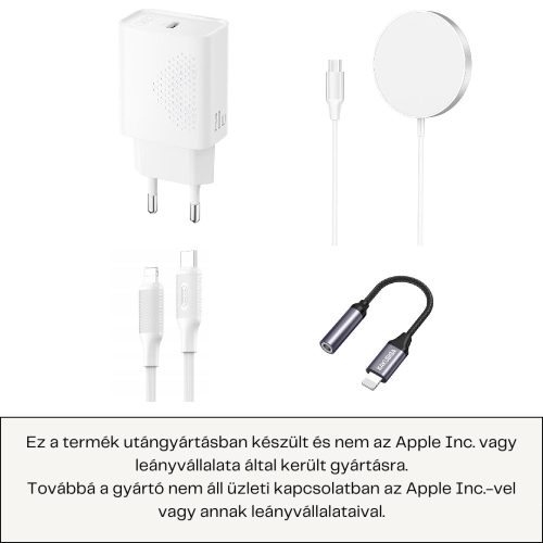 IPHONE VEZETÉK NÉLKÜLI TÖLTŐ SZETT 4IN1