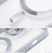 GYÁRI MINŐSÉGŰ APPLE IPHONE 13 PRO EZÜST MÁGNESES MAGSAFE TOK