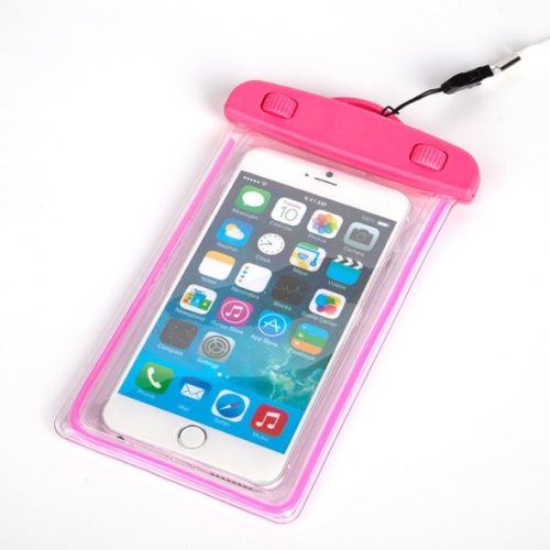 VÍZÁLLÓ TELEFON TOK 6,8" MÉRETIG PINK