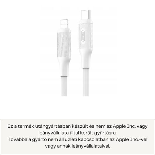 USB-C - LIGHTNING  IPHONE TÖLTŐKÁBEL 1M 