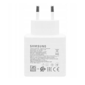   EREDETI GYÁRI SAMSUNG EP-TA845EBE 45W TYPE-C HÁLÓZATI TÖLTŐ GYORSTÖLTŐ ADAPTER FEHÉR