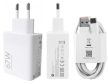 EREDETI GYÁRI XIAOMI 67W-os USB HÁLÓZATI TÖLTŐ GYORSTÖLTŐ ADAPTER MDY-12-EH 3,25A + USB-TYPE-C GYORSTÖLTŐ TÖLTŐKÁBEL ADATKÁBEL 1M 6A