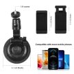 PULUZ SPORTKAMERA TAPADÓKORONGOS AUTÓS TARTÓ ÁLLVÁNY, GoPro Ant Coyote DJI KOMPATIBILIS MOBILTELEFON TARTÓVAL FEKETE