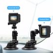 PULUZ SPORTKAMERA TAPADÓKORONGOS AUTÓS TARTÓ ÁLLVÁNY, GoPro Ant Coyote DJI KOMPATIBILIS MOBILTELEFON TARTÓVAL FEKETE