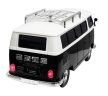 BLUETOOTH HANGSZÓRÓ KISBUSZ HIPPIBUSZ VOLKSWAGEN TRANSPORTER T1 FORMÁJÚ AUTÓ FEKETE FEHÉR
