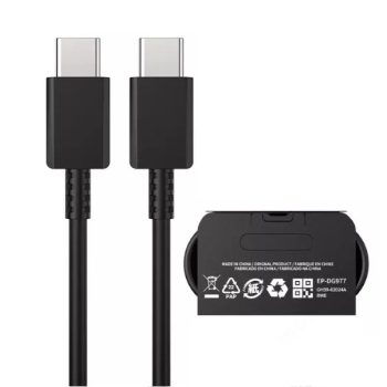   EREDETI GYÁRI SAMSUNG MINŐSÉGŰ USB-C - USB-C TÖLTŐKÁBEL FEKETE