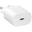 25W TYPE-C TÖLTŐ GYORSTÖLTŐ ADAPTER  + TYPE-C - TYPE-C TÖLTŐ KÁBEL FEHÉR