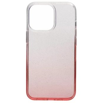 APPLE IPHONE 16E TOK TPU SZÍNÁTMENETES CSILLOGÓS PIROS