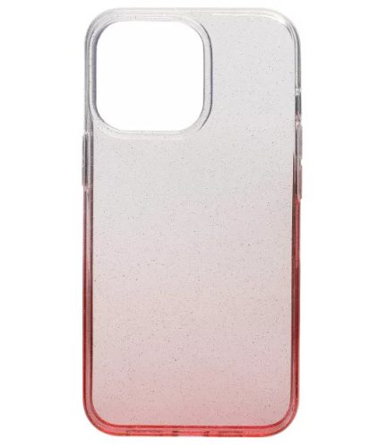 APPLE IPHONE 16E TOK TPU SZÍNÁTMENETES CSILLOGÓS PIROS