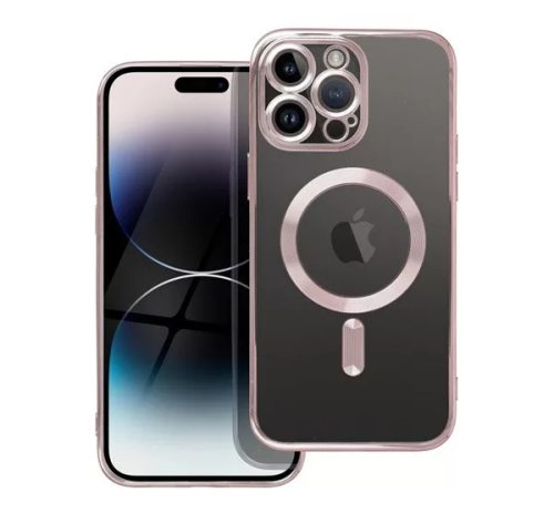 GYÁRI APPLE MINŐSÉGŰ IPHONE 15 PRO MAX ROSEGOLD MÁGNESES MAGSAFE TOK
