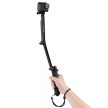 PULUZ SPORTKAMERA SZELFIBOT ÖSSZECSUKHATÓ KAR 63CM TRIPOD ÁLLVÁNY FUNKCIÓ DJI/GoPro SPORTKAMERÁKHOZ FEKETE