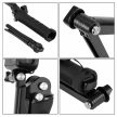 PULUZ SPORTKAMERA SZELFIBOT ÖSSZECSUKHATÓ KAR 63CM TRIPOD ÁLLVÁNY FUNKCIÓ DJI/GoPro SPORTKAMERÁKHOZ FEKETE