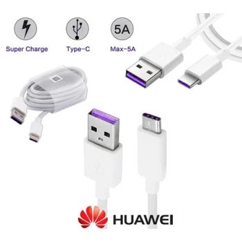   EREDETI GYÁRI HUAWEI SUPERCHARGE USB 3.1 - USB-C ADAT ÉS TÖLTŐKÁBEL 5A  HL1289