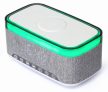 BLUETOOTH HANGSZÓRÓ VEZETÉK NÉLKÜLI TÖLTŐ DIGITÁLIS ÉBRESZTŐÓRA RGB HANGULATFÉNY ÉJSZAKAI FÉNY OKOP KP-559