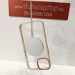 APPLE IPHONE 14 PRO MAX DIVATOS PINK BÉZS LILA SZÍNŰ MÁGNESES MAGSAFE TOK