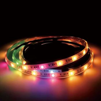   LED SZALAG 4M RGB SZÍNES IP65 VÍZÁLLÓ ÖNTAPADÓS TÁVIRÁNYÍTÓVAL 5V USB CSATLAKOZÁS KAKUSIGA KSC-1501