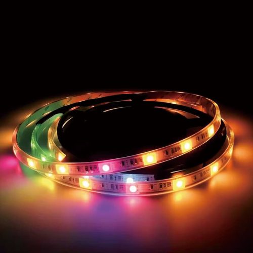 LED SZALAG 4M RGB SZÍNES IP65 VÍZÁLLÓ ÖNTAPADÓS TÁVIRÁNYÍTÓVAL 5V USB CSATLAKOZÁS KAKUSIGA KSC-1501