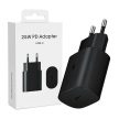  25W TYPE-C TÖLTŐ GYORSTÖLTŐ ADAPTER FEKETE
