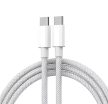 EREDETI GYÁRI APPLE IPHONE 16 USB-C - USB-C GYORSTÖLTŐ TÖLTŐKÁBEL 60W SZŐTT SZÖVET BORÍTÁS MQKJ3ZM/A