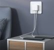 IPHONE ÉS ANDROID 35W -OS KÉT CSATLAKOZÓS USB-C HÁLÓZATI TÖLTŐ GYORSTÖLTŐ ADAPTER