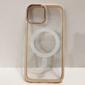   APPLE IPHONE 14 PRO DIVATOS PINK BÉZS LILA SZÍNŰ MÁGNESES MAGSAFE TOK