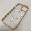 APPLE IPHONE 14 PRO DIVATOS PINK BÉZS LILA SZÍNŰ MÁGNESES MAGSAFE TOK