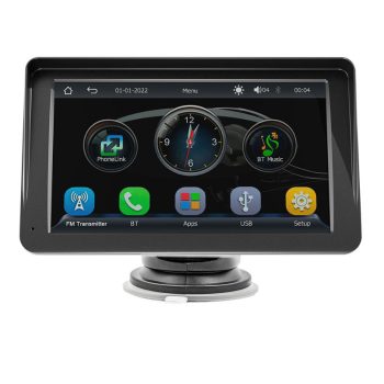   AUTÓS KIJELZŐ 7″ APPLE CARPLAY ÉS ANDROID AUTO – HORDOZHATÓ MULTIMÉDIA MONITOR CC726MC