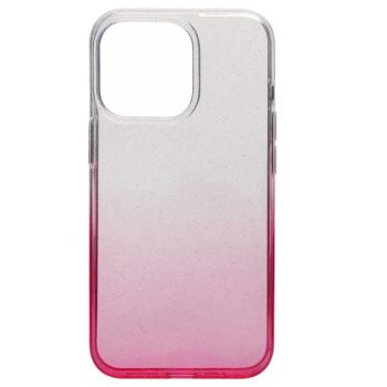 APPLE IPHONE 16E TOK TPU SZÍNÁTMENETES CSILLOGÓS PINK