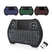 VEZETÉK NÉLKÜLI BILLENTYŰZET BEÉPÍTETT TOUCHPAD RGB LED VILÁGÍTÁS TV PROJEKTOR PC MAC KOMPATIBILIS
