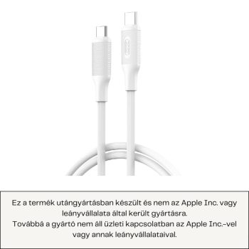 IPHONE 15 16 17 GYORSTÖLTŐ TÖLTŐKÁBEL USB-C - USB-C 60W