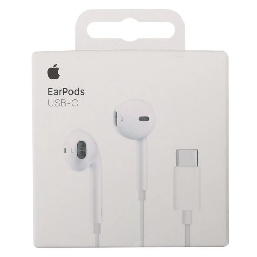 EREDETI GYÁRI APPLE EARPODS USB-C CSATLAKOZÓVAL VEZETÉKES FÜLHALLGATÓ MTJY3ZM/A