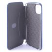 APPLE IPHONE 16E ÍVELT MÁGNESES OLDALRA NYÍLÓ TOK KÖNYVTOK KÉK