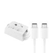 EREDETI GYÁRI SAMSUNG USB-C - USB-C TÖLTŐKÁBEL FEHÉR EP-DG977