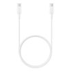 EREDETI GYÁRI SAMSUNG MINŐSÉGŰ USB-C - USB-C TÖLTŐKÁBEL FEHÉR