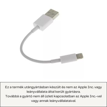 IPHONE TÖLTŐKÁBEL 20CM USB-LIGHTNING