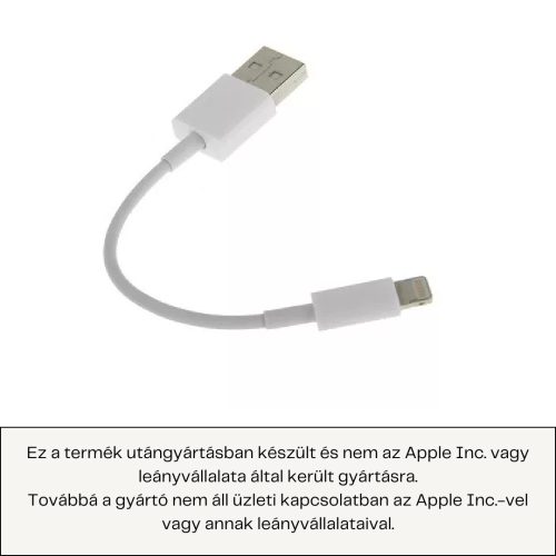 IPHONE TÖLTŐKÁBEL 20CM USB-LIGHTNING