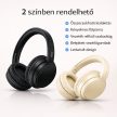 VEZETÉK NÉLKÜLI BLUETOOTH FEJHALLGATÓ REMAX RB-100HB – ÖSSZECSUKHATÓ, OVER-EAR BÉZS