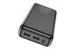 POWERBANK 20000MAH HOCO J91A FEKETE FŰTHETŐ MELLÉNYHEZ