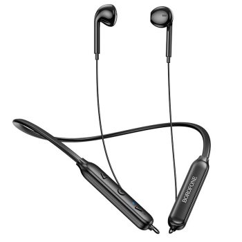   VEZETÉK NÉLKÜLI SPORT BLUETOOTH FÜLHALLGATÓ FEKETE BOROFONE BE52