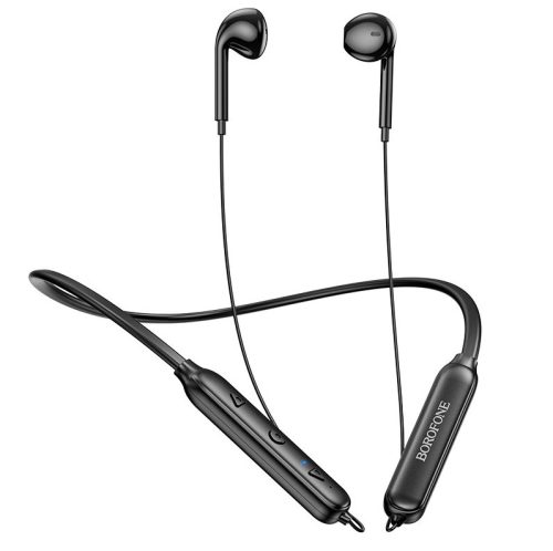 VEZETÉK NÉLKÜLI SPORT BLUETOOTH FÜLHALLGATÓ FEKETE BOROFONE BE52