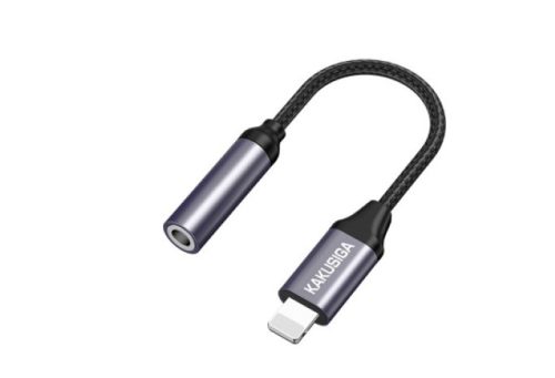 LIGHTNING ÁTALAKÍTÓ ADAPTER FÜLHALLGATÓHOZ LIGHTNING 3,5MM JACK 