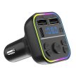 BLUETOOTH FM TRANSMITTER SZIVARGYÚJTÓ TÖLTŐ USB  TYPE C MP3 KÁRTYAOLVASÓ EARLDOM M103