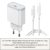 IPHONE 27W TÖLTŐ ADAPTER + TYPE-C-TYPE-C  KÁBEL IPHONE 15 16 17 SZÉRIÁHOZ