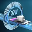 IPHONE 27W TÖLTŐ ADAPTER + TYPE-C-TYPE-C  KÁBEL IPHONE 15 16 17 SZÉRIÁHOZ