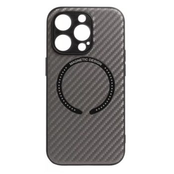 APPLE IPHONE 16E MAGSAFE KOMPATIBILIS TOK TPU CARBON SZÜRKE