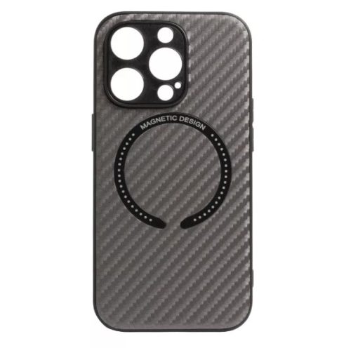 APPLE IPHONE 16E MAGSAFE KOMPATIBILIS TOK TPU CARBON SZÜRKE