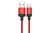 USB-A - TYPE-C ADAT ÉS TÖLTŐKÁBEL 5A 2M PIROS SZÖVET BEVONAT JOKADE JA002