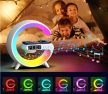 VEZETÉK NÉLKÜLI TELEFONTÖLTŐ BLUETOOTH HANGSZÓRÓ RGB LED LÁMPA G63